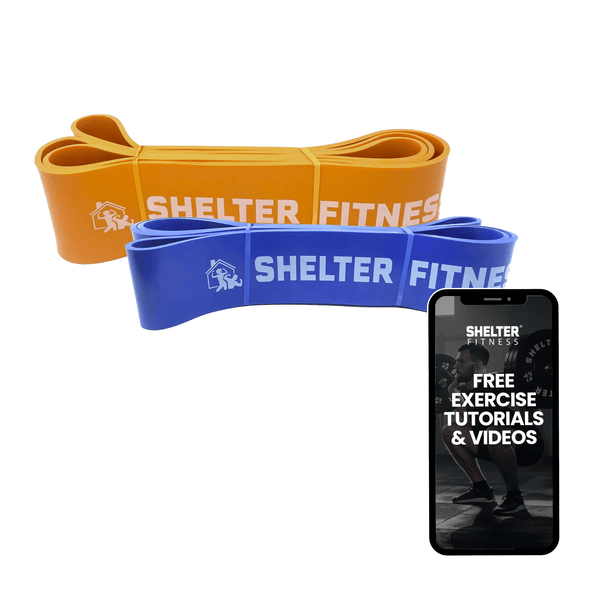 350lb 2 Power Band Heavy Bundle – Shelter Fitness