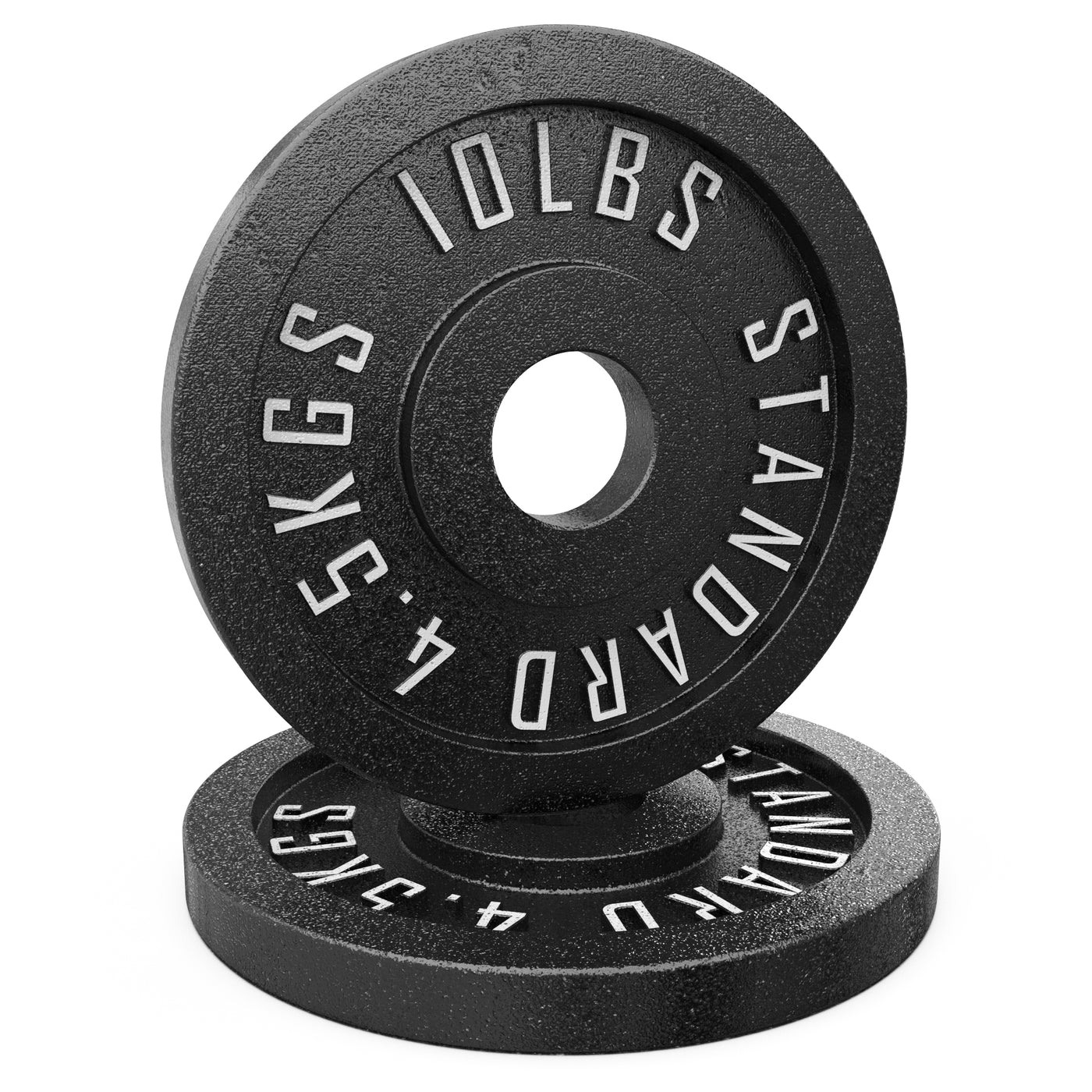 Synergee Standard Metal Weight Plates - 10lb Pair