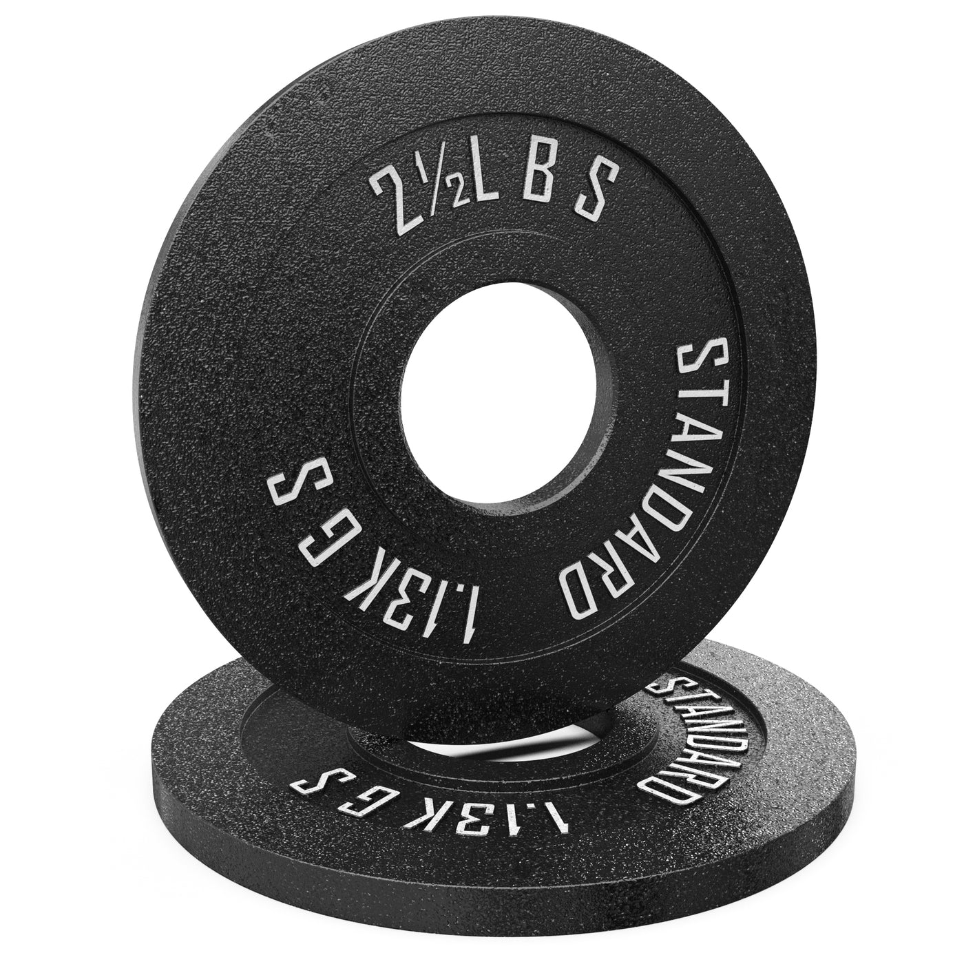 Synergee Standard Metal Weight Plates - 2.5lb Pair