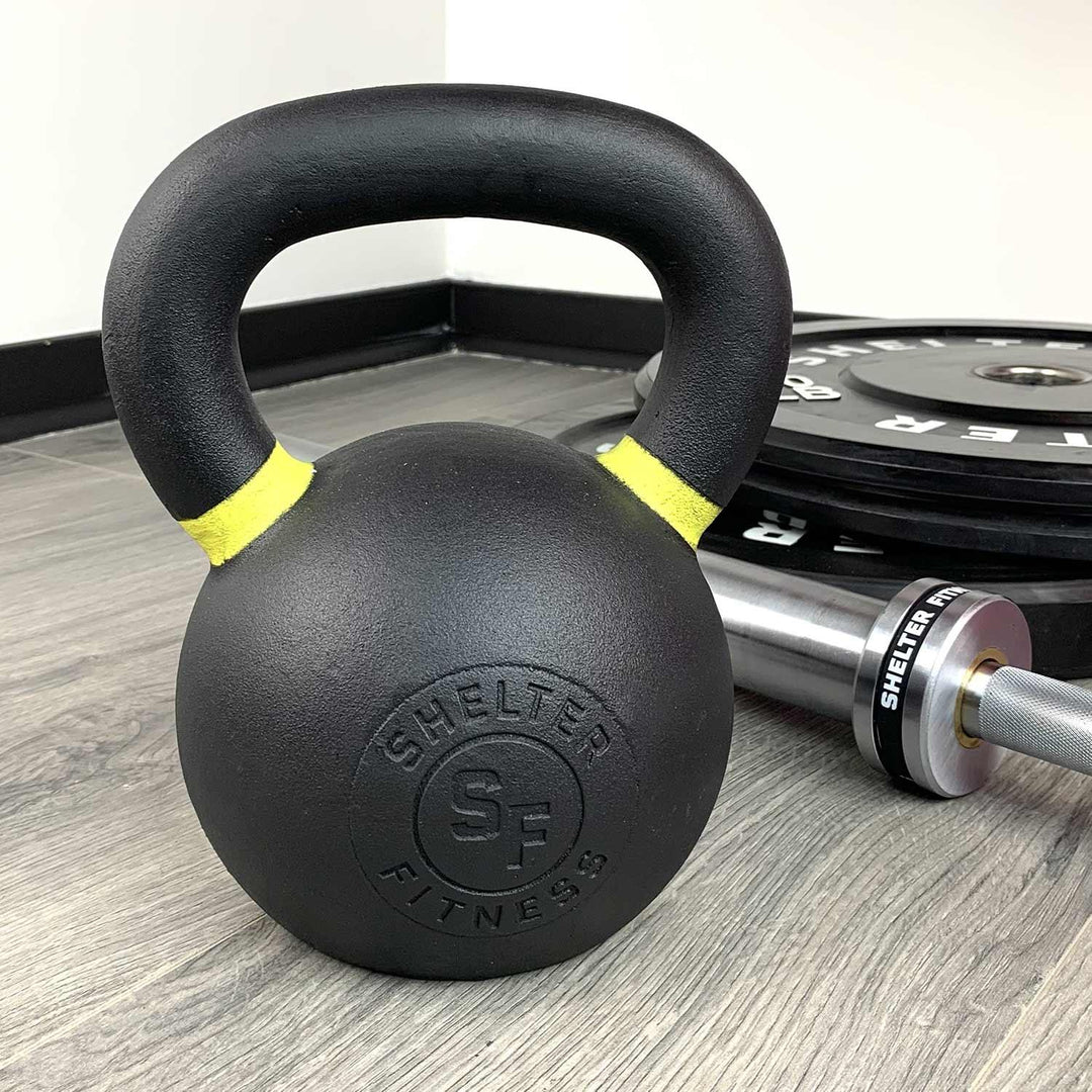 Premium Cast Iron Kettlebells Shelter Fitness