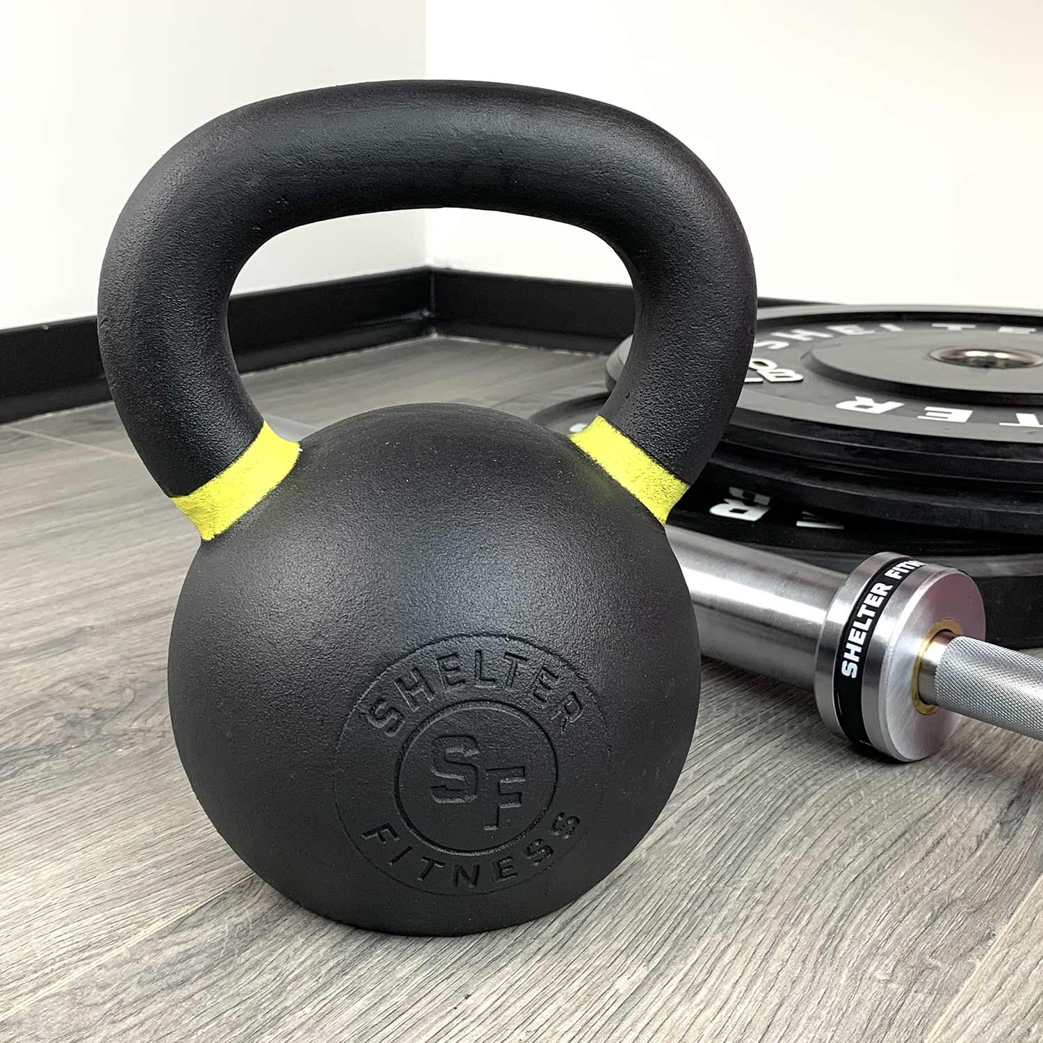 Lifelong Neoprene Cast Iron kettlebell for Gym and workout Black